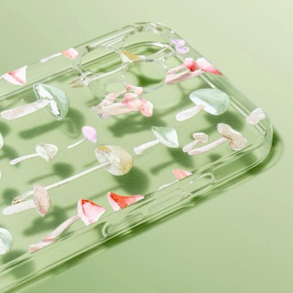 🧚♂️ Apple iPhone XS Max Clear Fairycore With Mushroom Pattern Phone Case - NWT - Picture 3 of 6